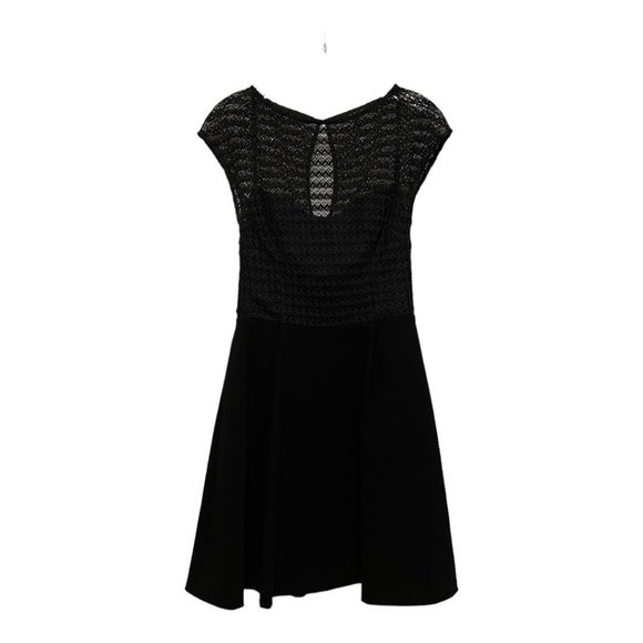 Reiss Size 6 Maya Black Lace Sleeveless Cocktail Dress - Picture 2 of 6